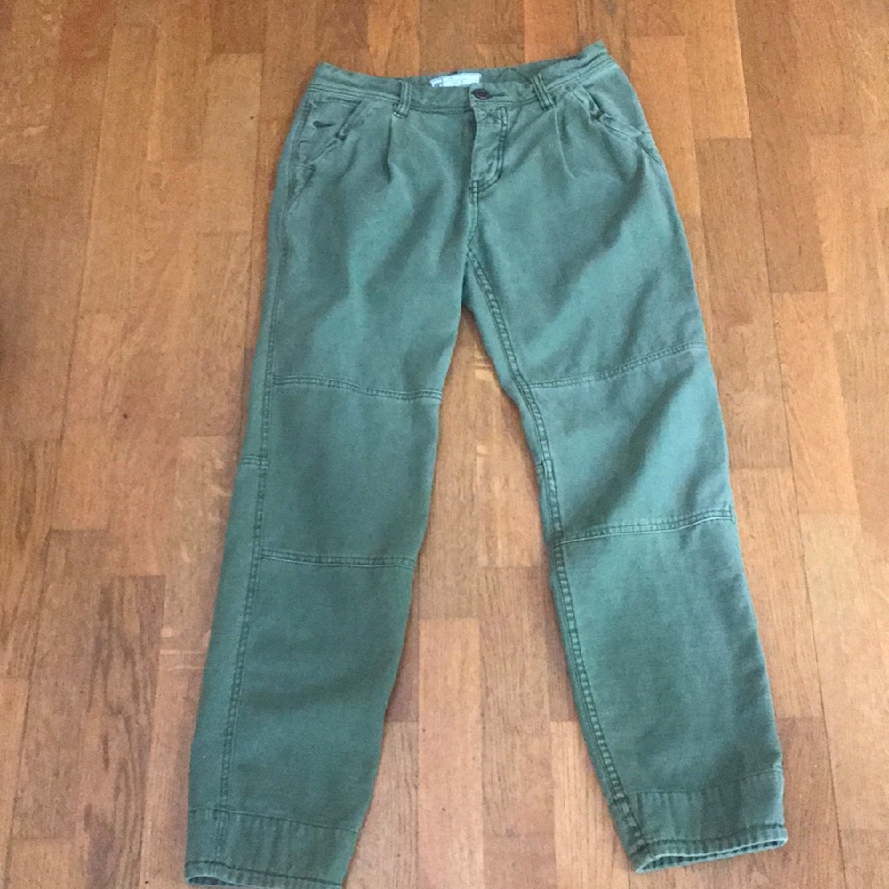 Worn Once - Free People Green Army Fatigue Pants
